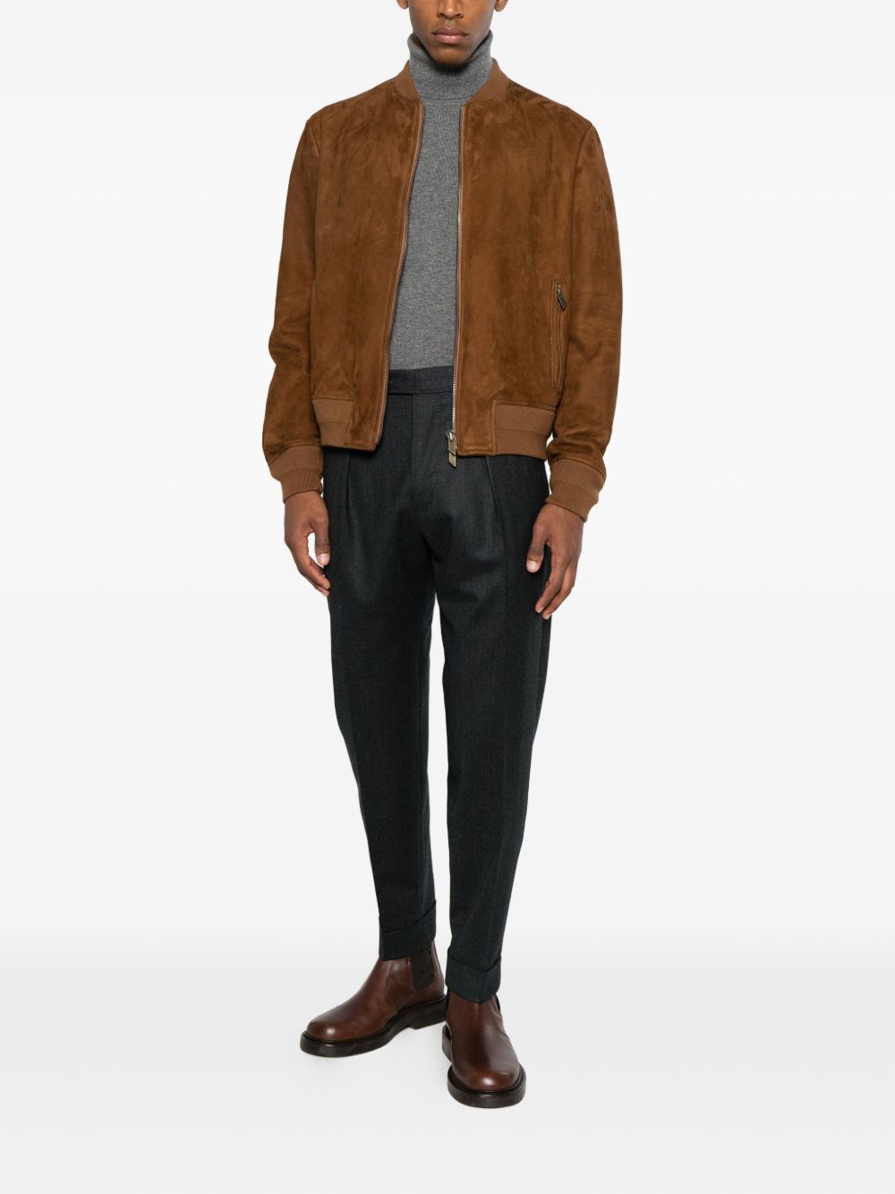 Turtleneck Sweater In Wool-Cashmere Blend