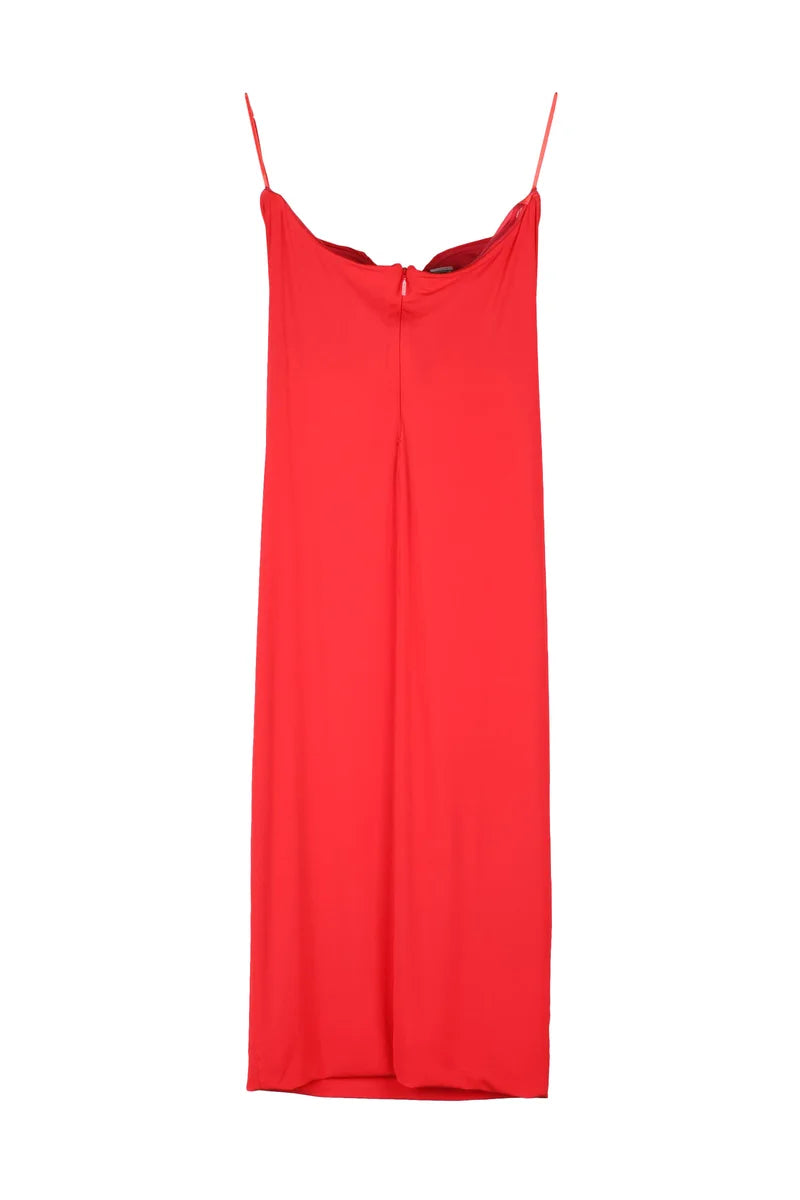 Longuette Lycra Dress - Red