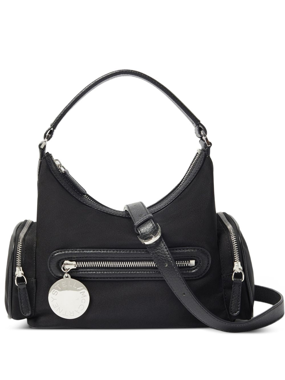 Compact Black Polyamide Bag