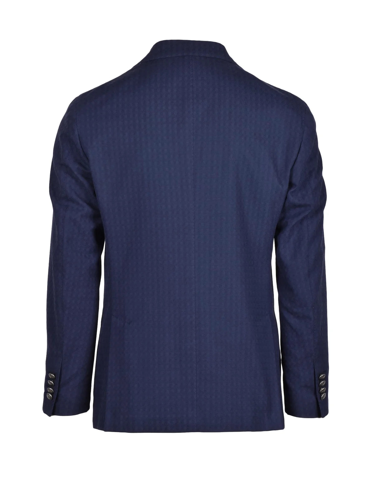Cotton Embroidered Jacket - Blue