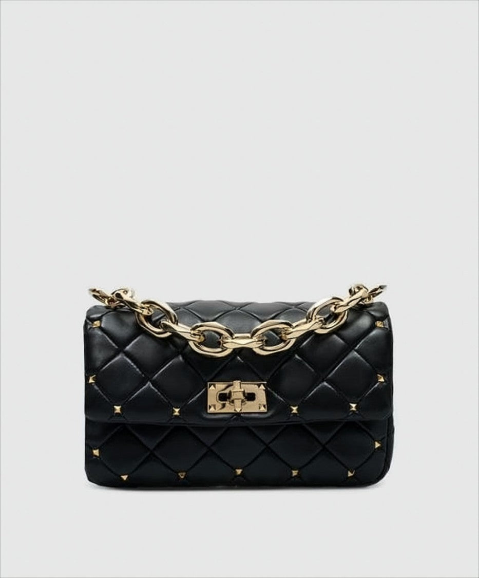 Quilted Nappa Leather Shoulder Bag
