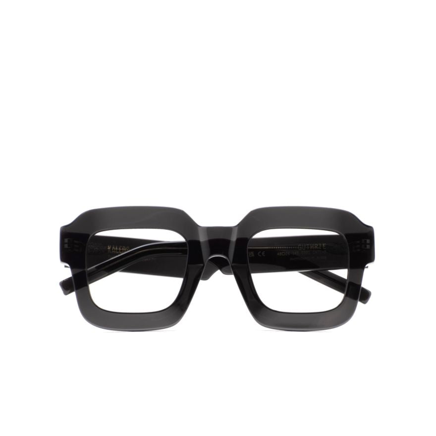 Guthrie Oversized Square Frame Sunglasses in Glossy Black