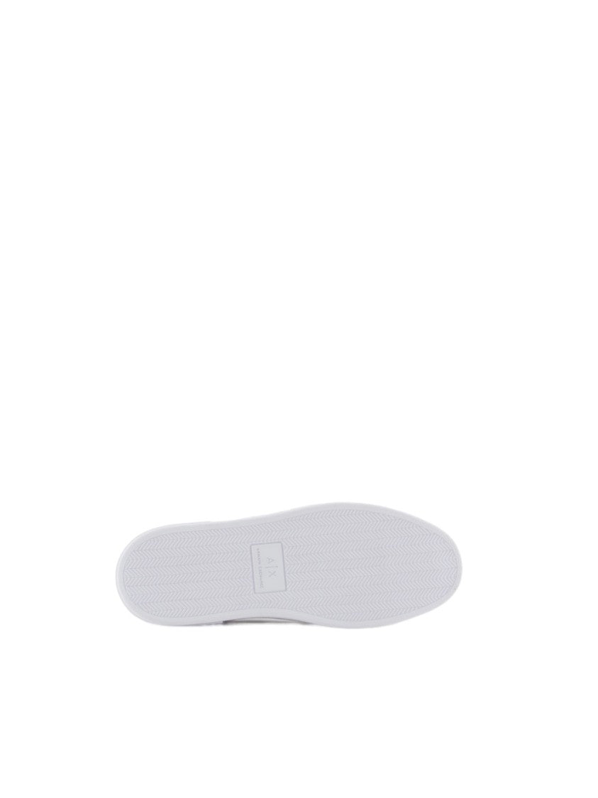 White Lace-Up Sneakers