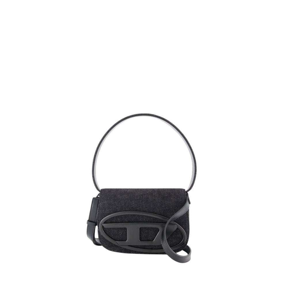 1Dr Shoulder Bag - Cotton - Black