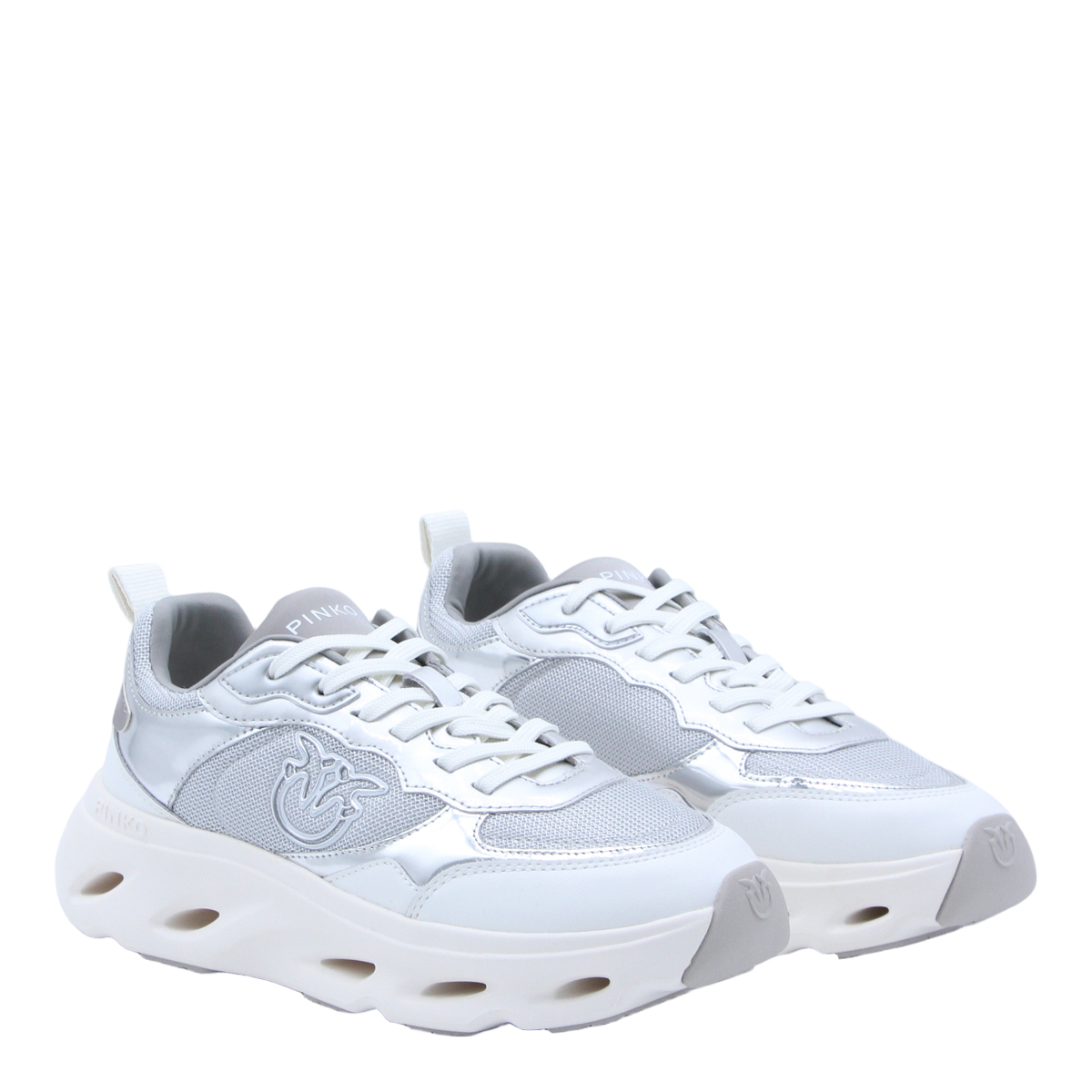 Chunky Sneakers With Sculpted Sole And Raised Logo