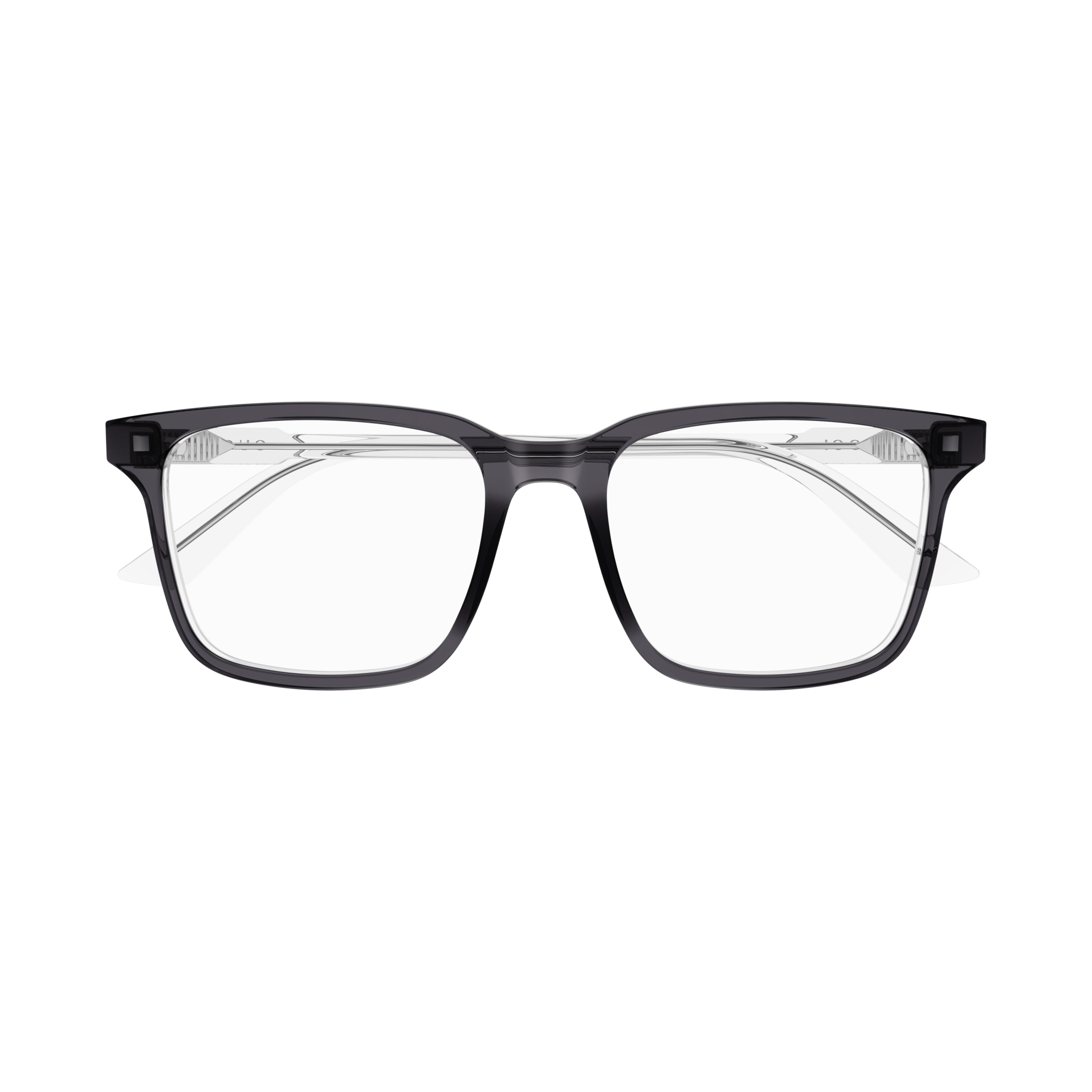 Gg1120oa Translucent Dark Grey Square Frame Eyeglasses
