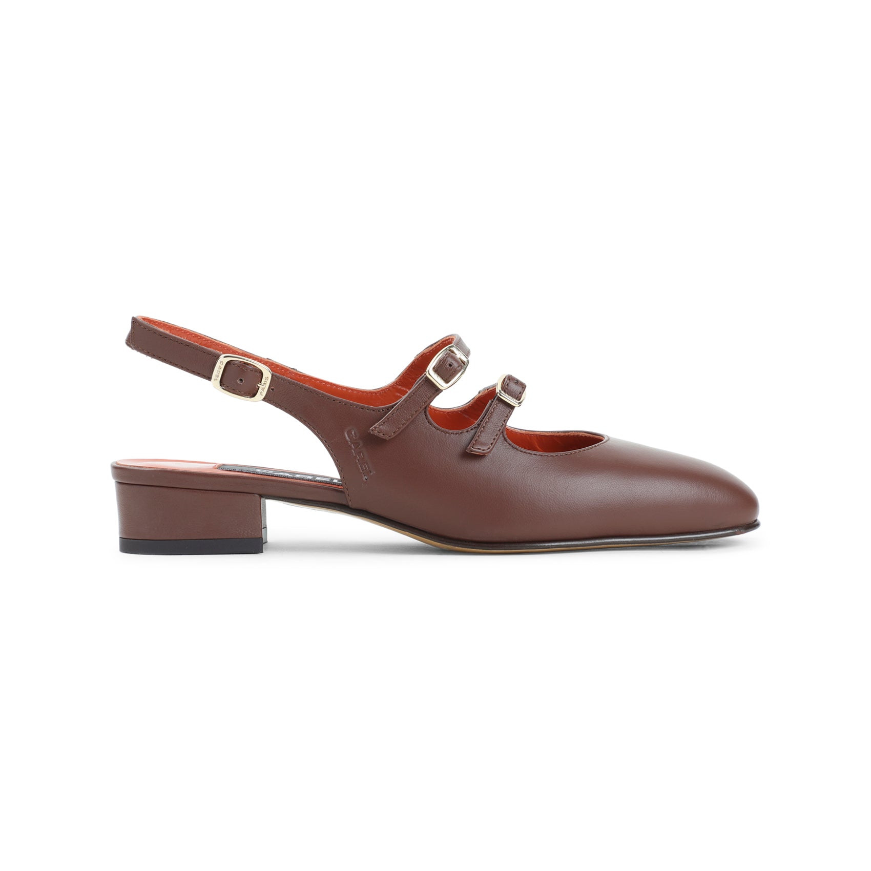 PECHE26 3cm Heel Calf Leather Pumps