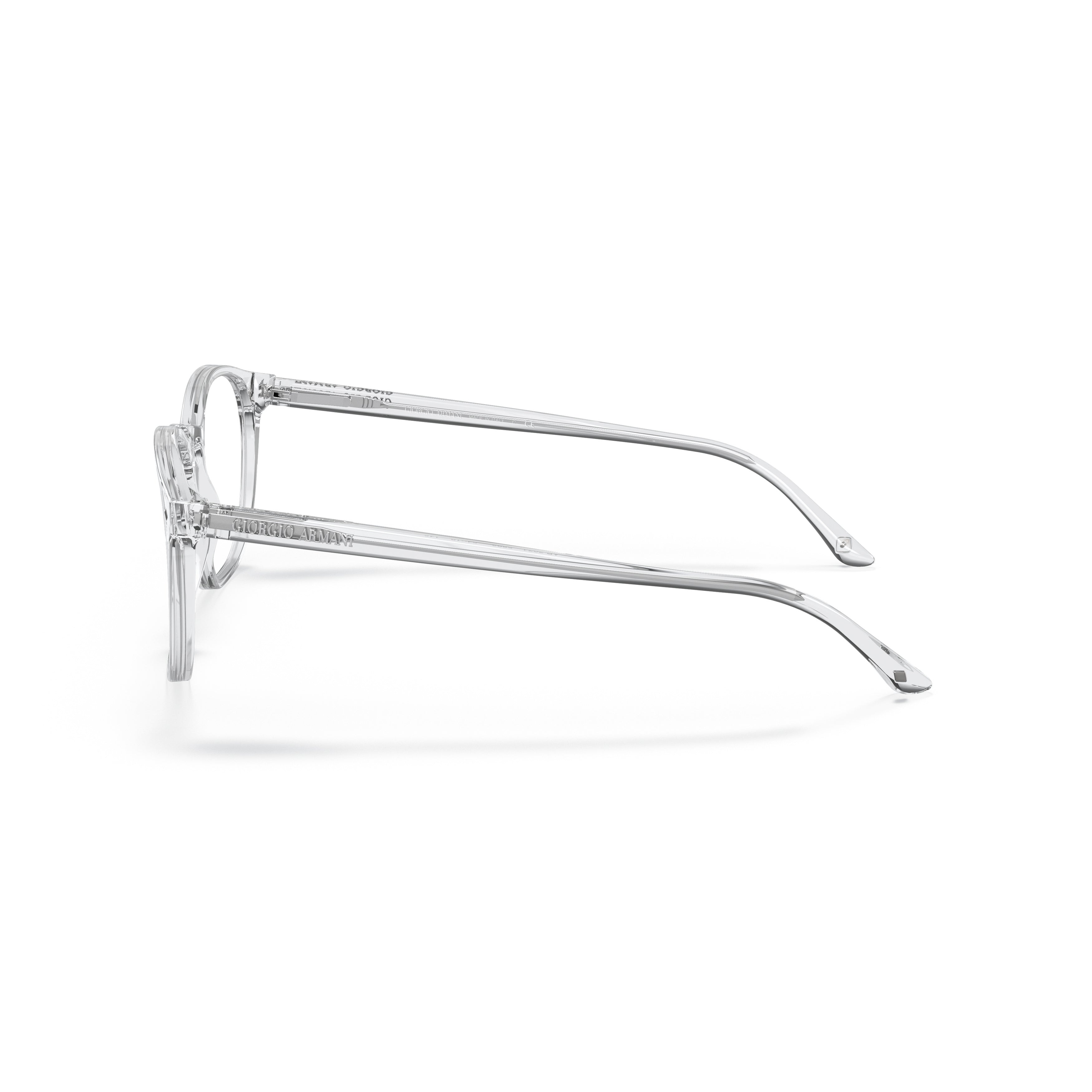0ar7074 Transparent Acetate Eyeglasses with Square Shape