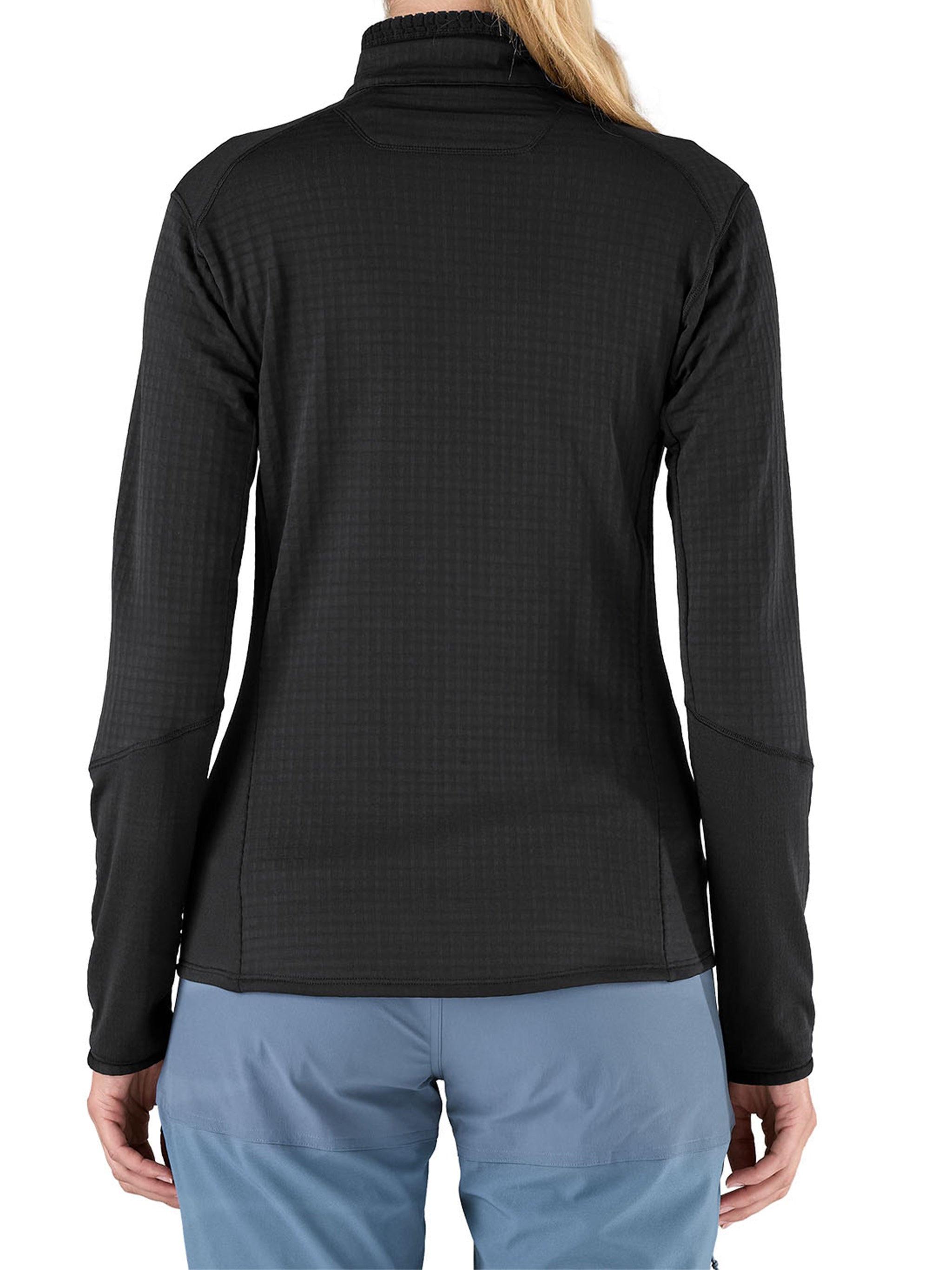 Black R1 Jkt Fitted Textured Active Jacket