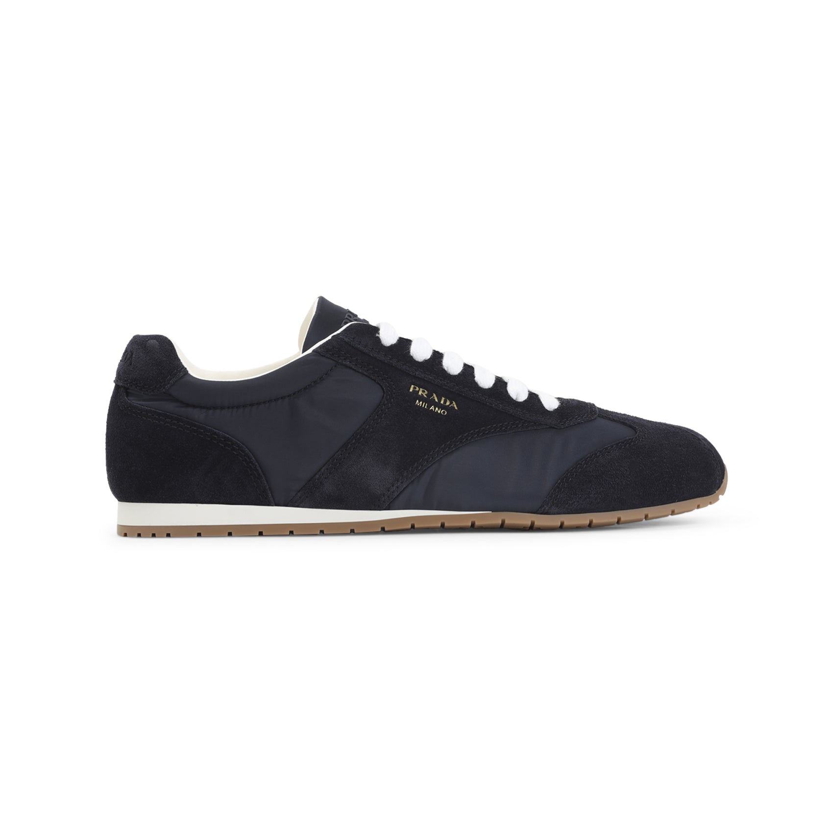 Low-Profile Black Sneakers with Textured Panels