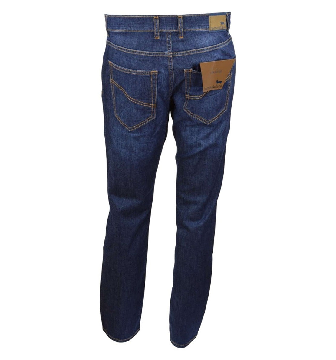 Straight-Leg Denim Jeans