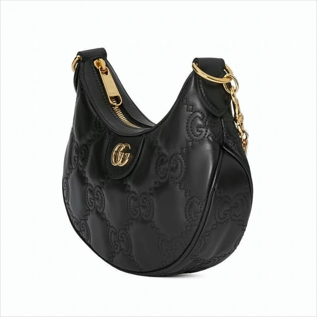 Crescent-Shaped Shoulder Bag