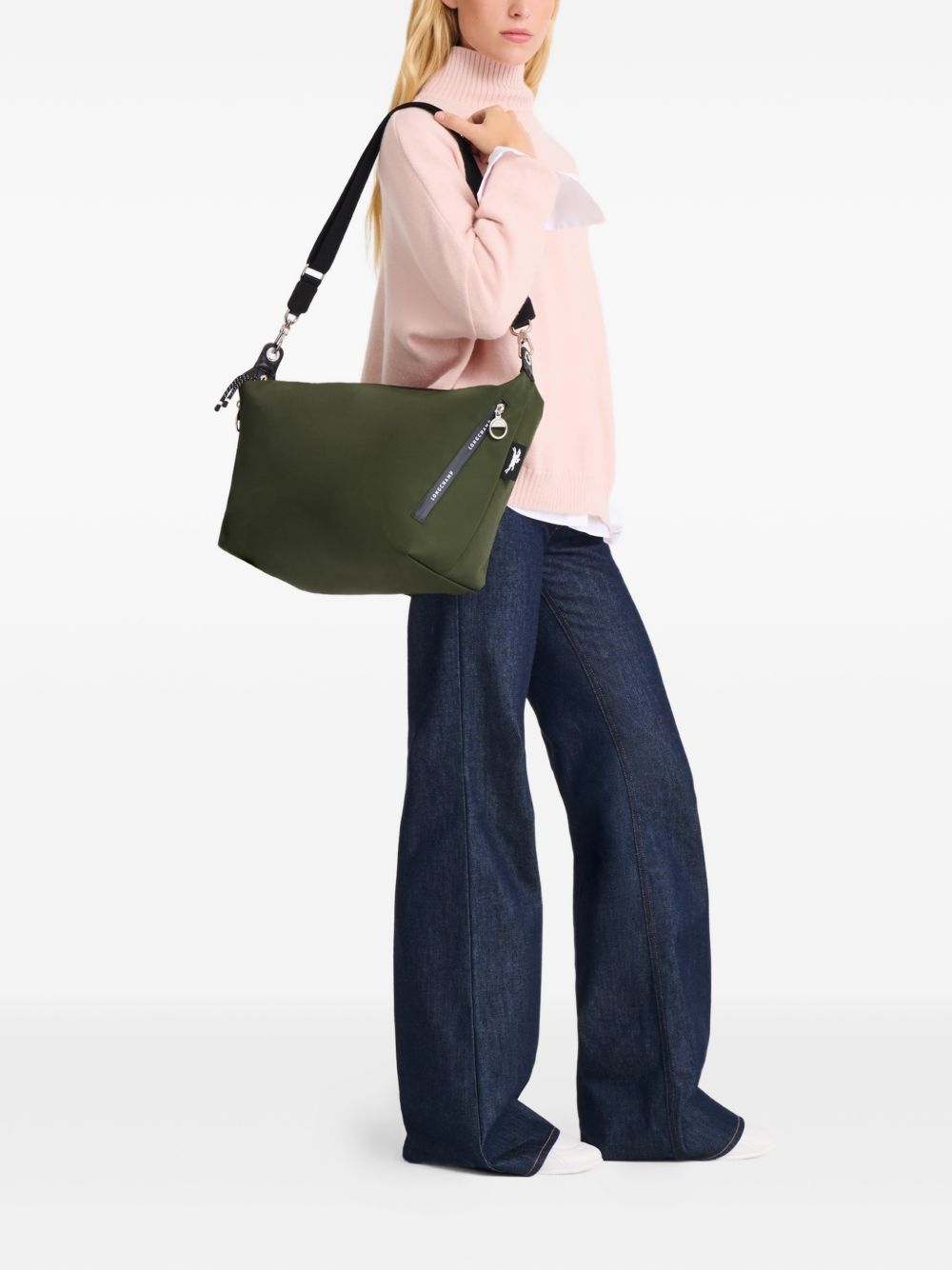 Compact Black Crossbody Bag