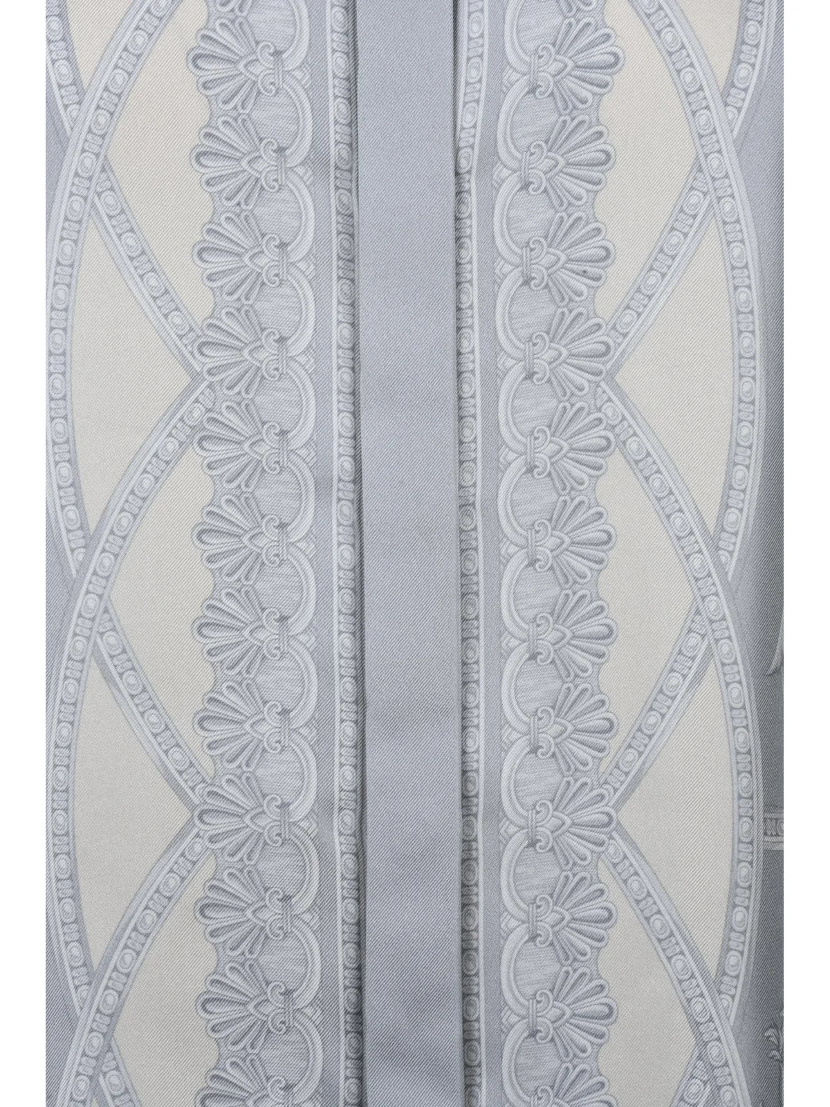 Silk Shirt - Grey/Beige