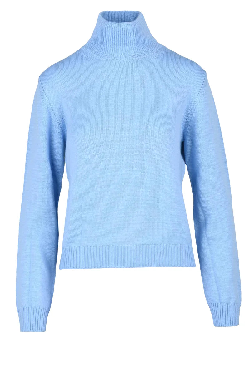 Turtleneck Sweater - Light Blue