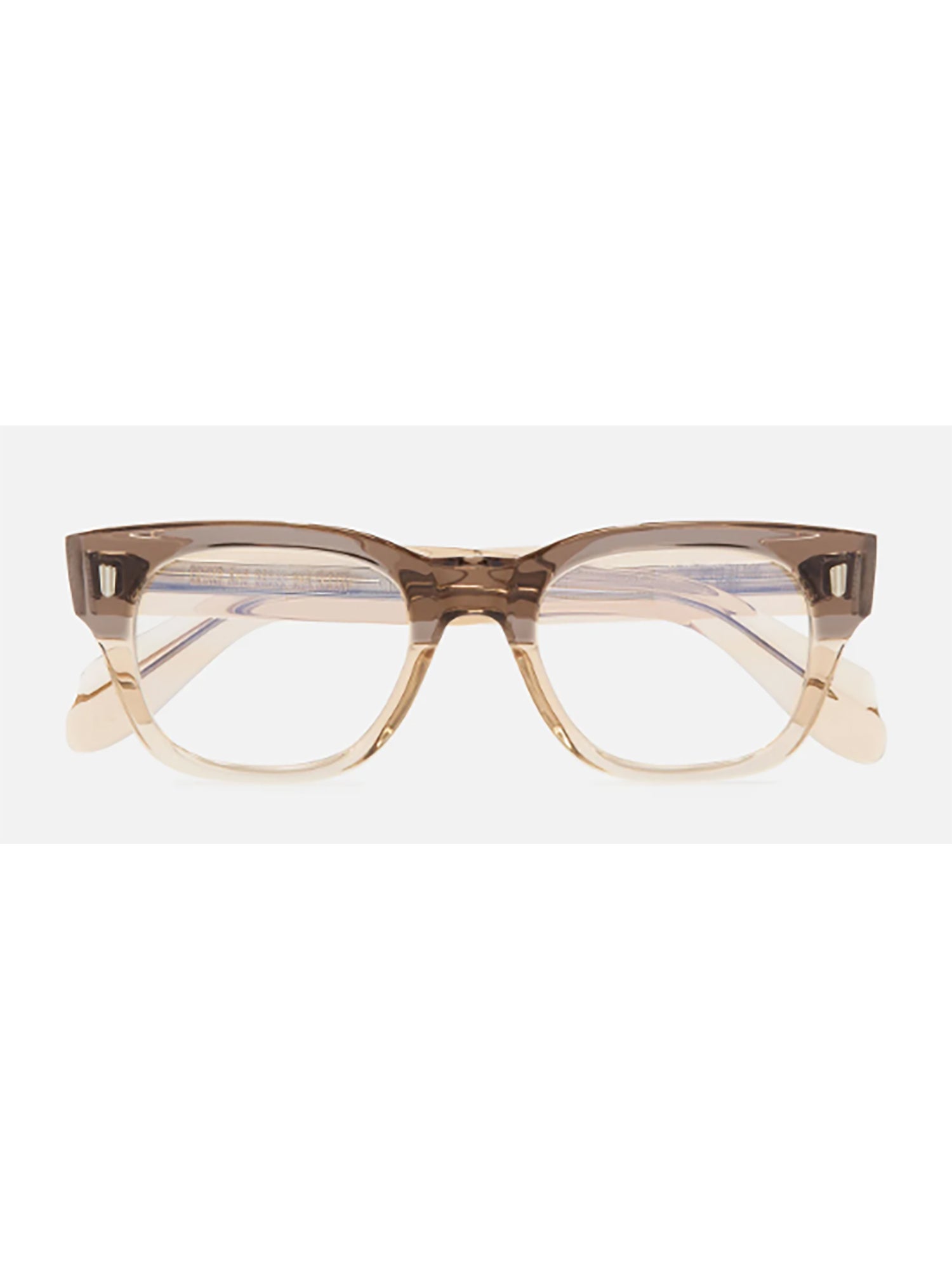 Rectangular Two-Tone Acetate Eyeglasses