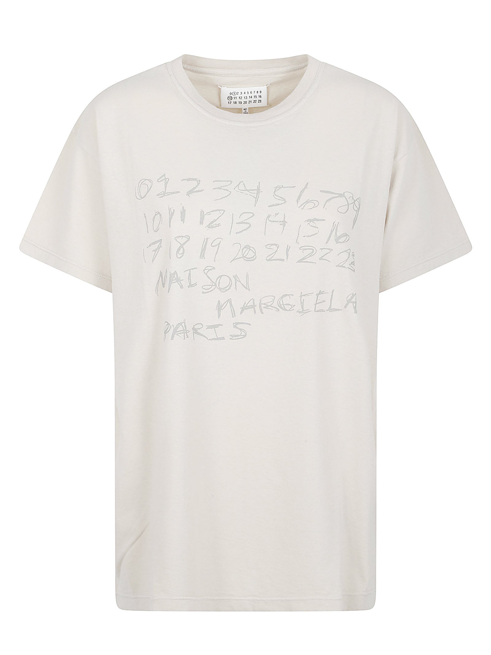 Cotton T-Shirt with Hand-Drawn Graphic