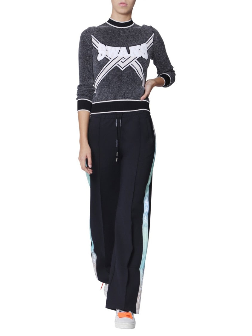 Textured Knit Cropped Sweater
