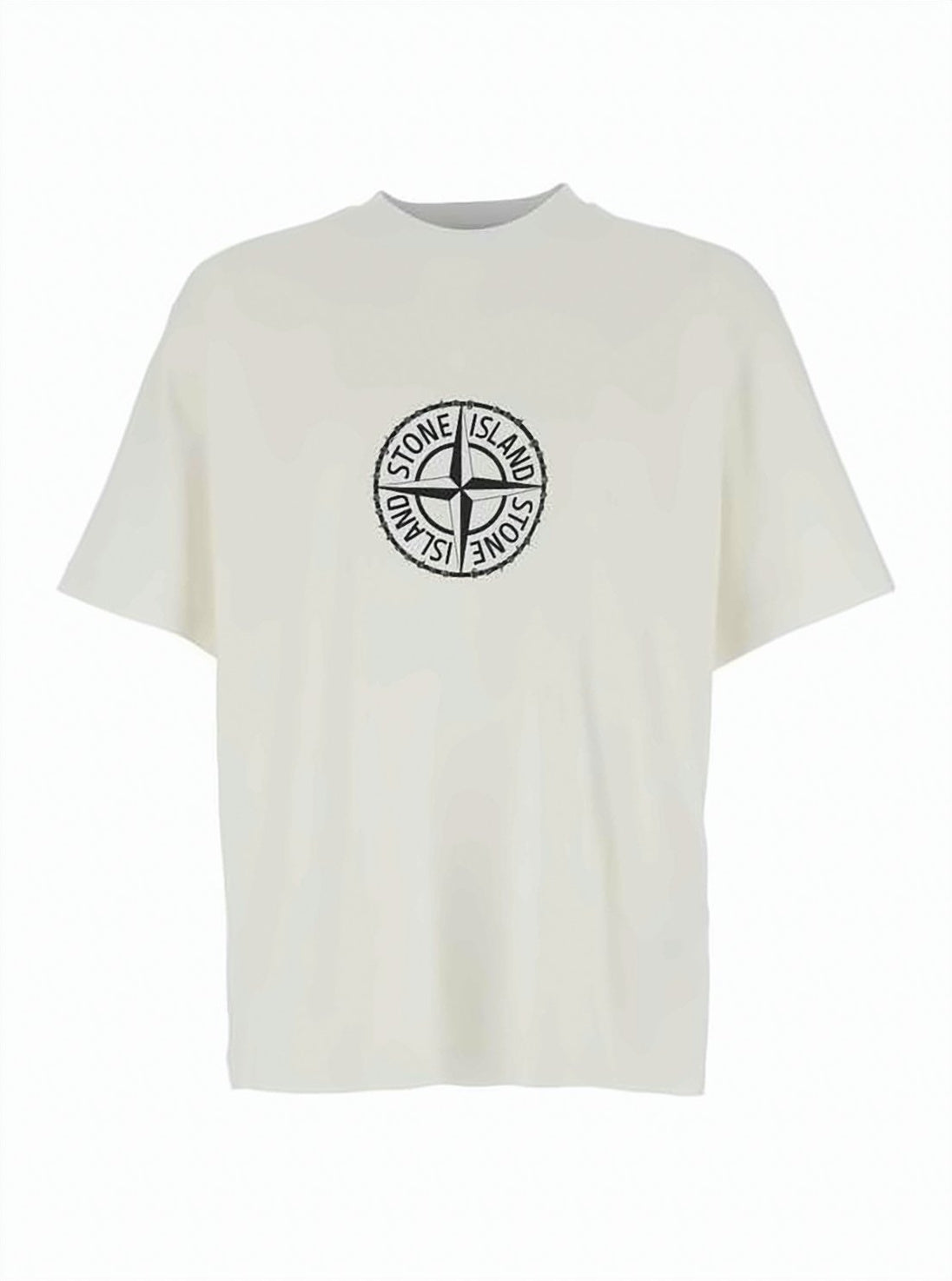 Neutrals Relaxed Fit Circular Emblem T-Shirt