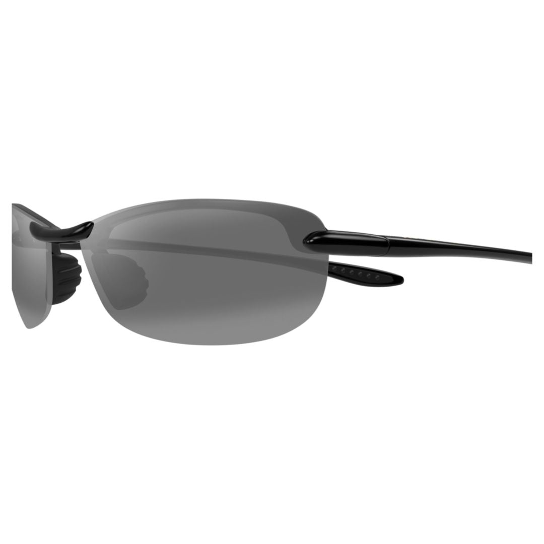 Makaha Rimless Sunglasses with Dark Rectangular Lenses