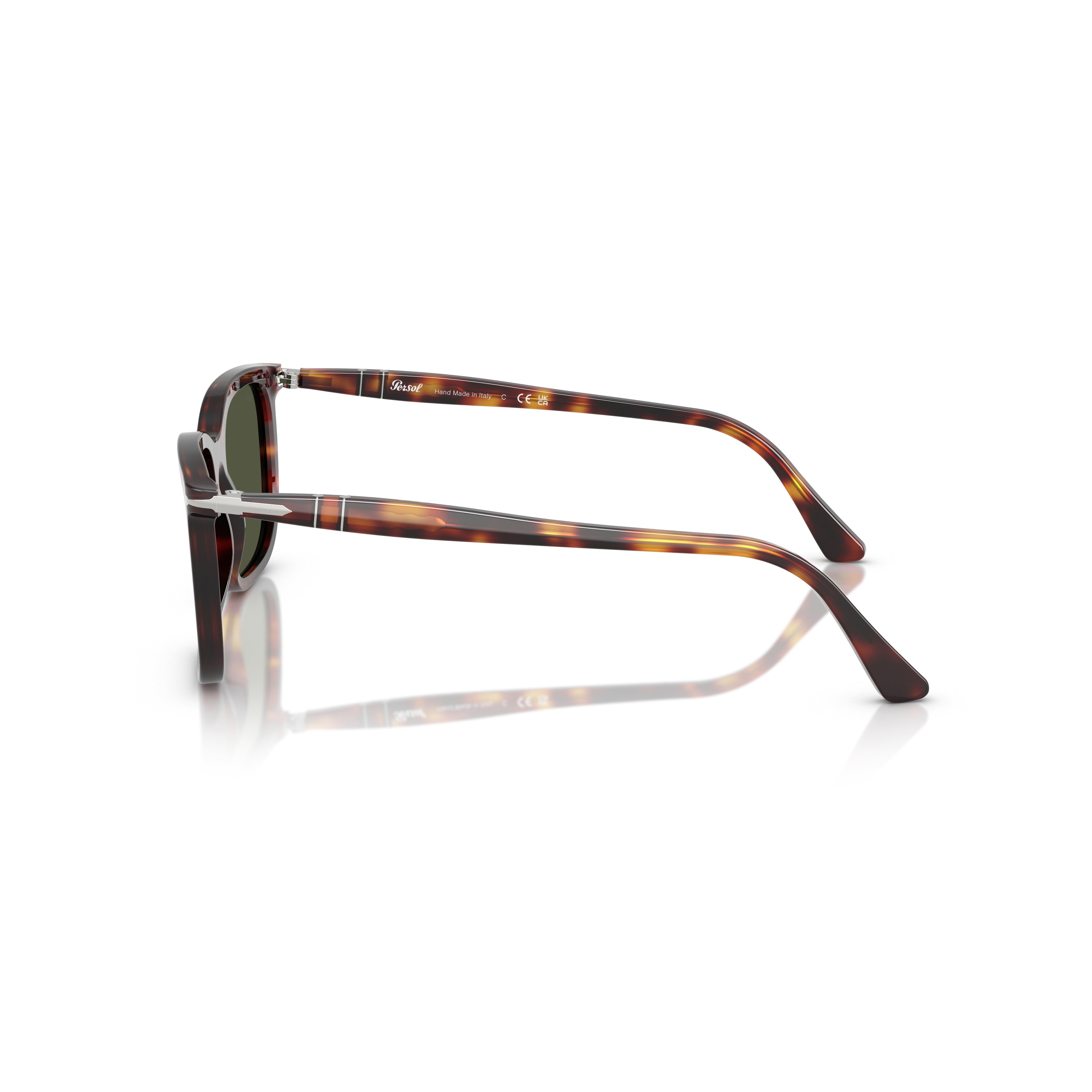 0po3357s Square Frame Tortoiseshell Acetate Sunglasses