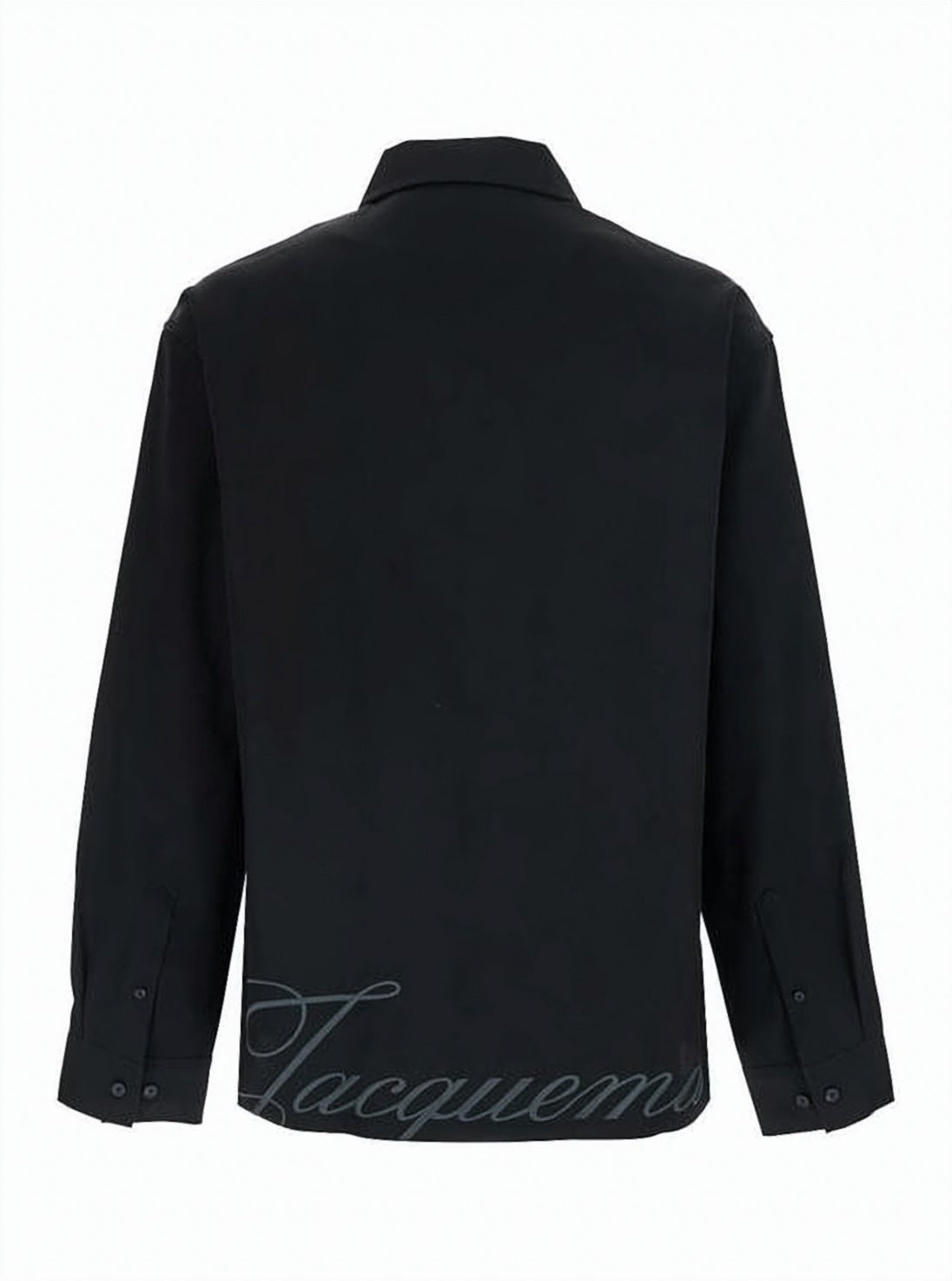 Straight-Cut Zip-Up Jacket With Classic Collar And Subtle Logo