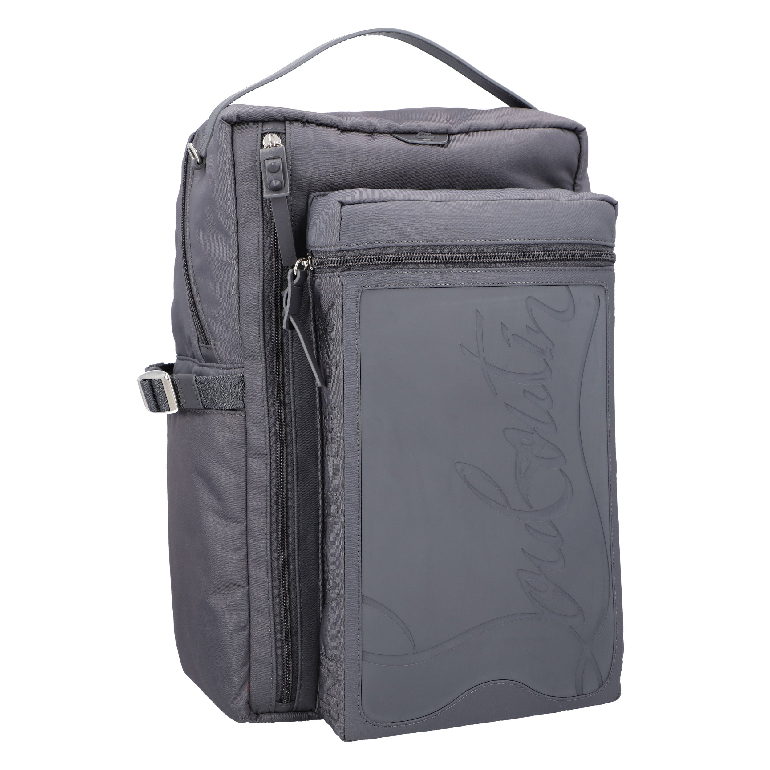 Loubideal Small Rubber Backpack With Signature Detail