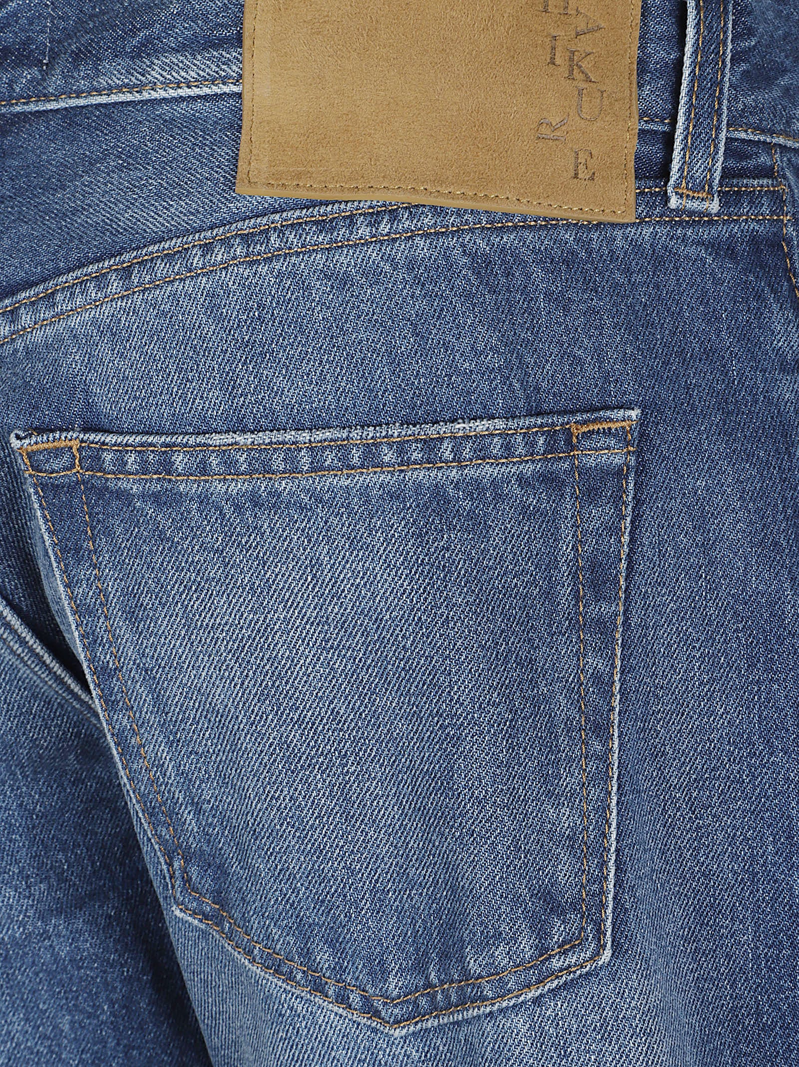 Carly Real Blue Straight-Leg Jeans