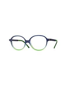 Vibrant Green Gradient Optical Frame with Sleek Oval Design