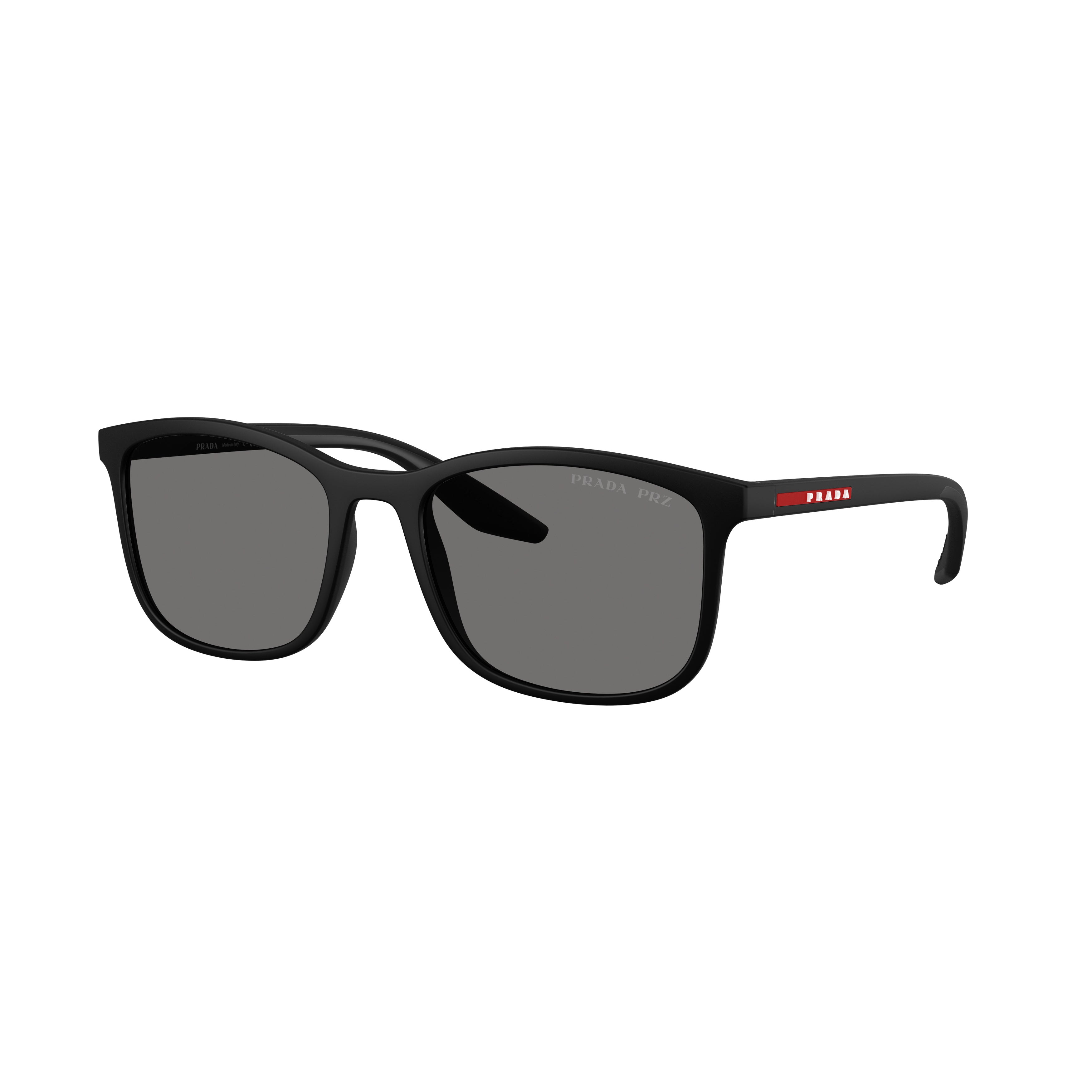 0ps A08s Rectangular Matte Black Sunglasses