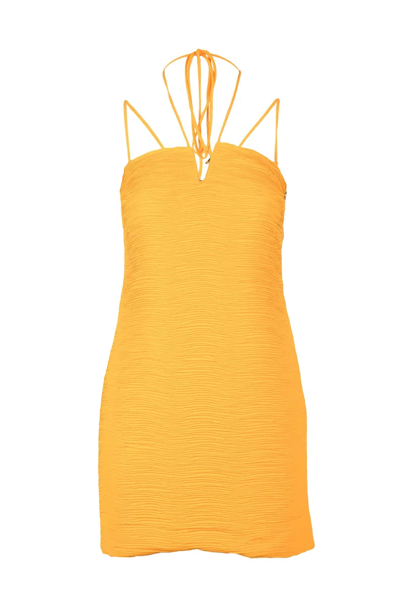 Short Dress - Orange