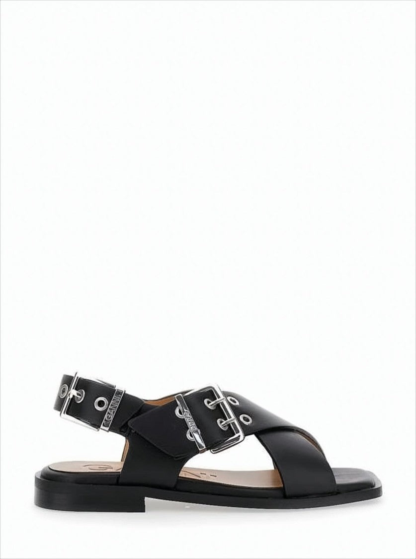 Crisscross Sandals with Adjustable Ankle Strap