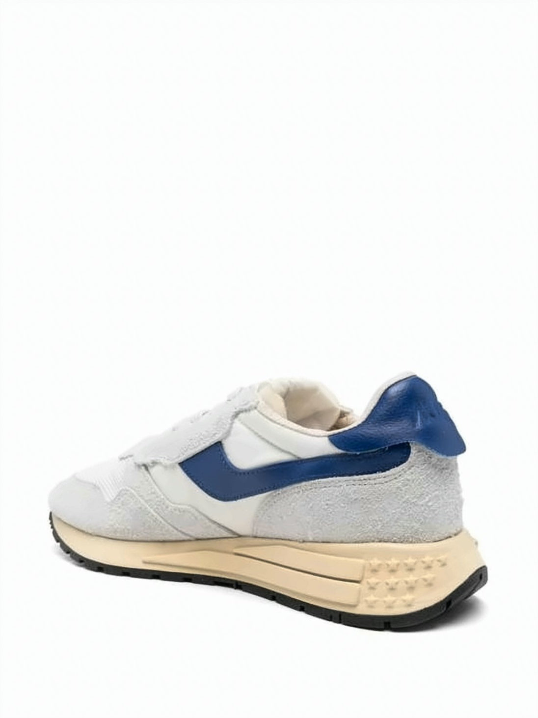 Low-Top Suede and Nylon Sneakers