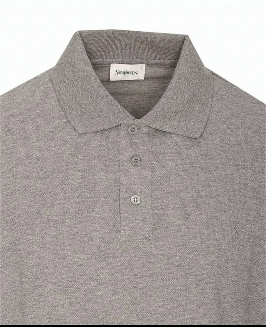 Soft Knit Polo Shirt with Structured Collar