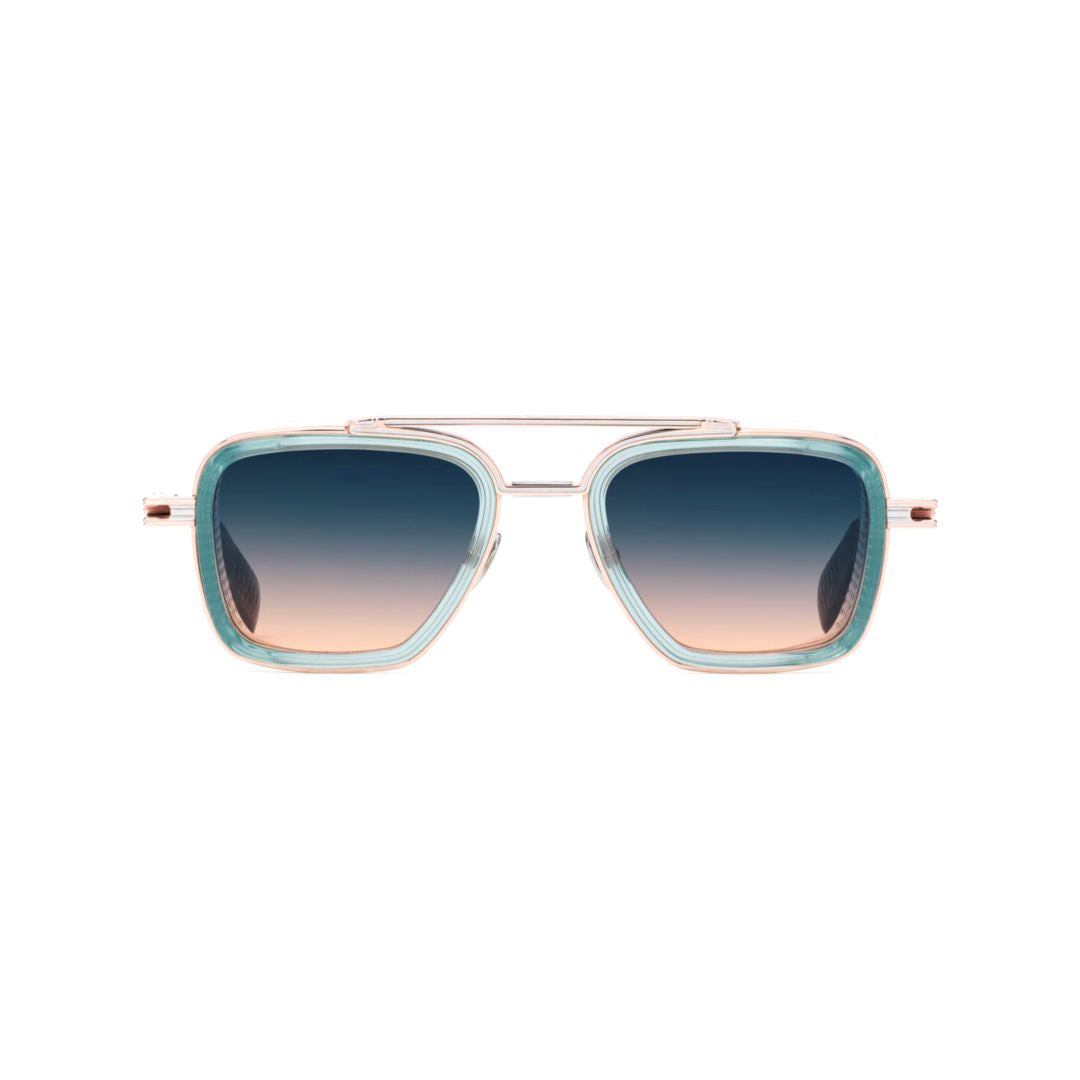 C2 Geometric Frame Sunglasses with Gradient Tint
