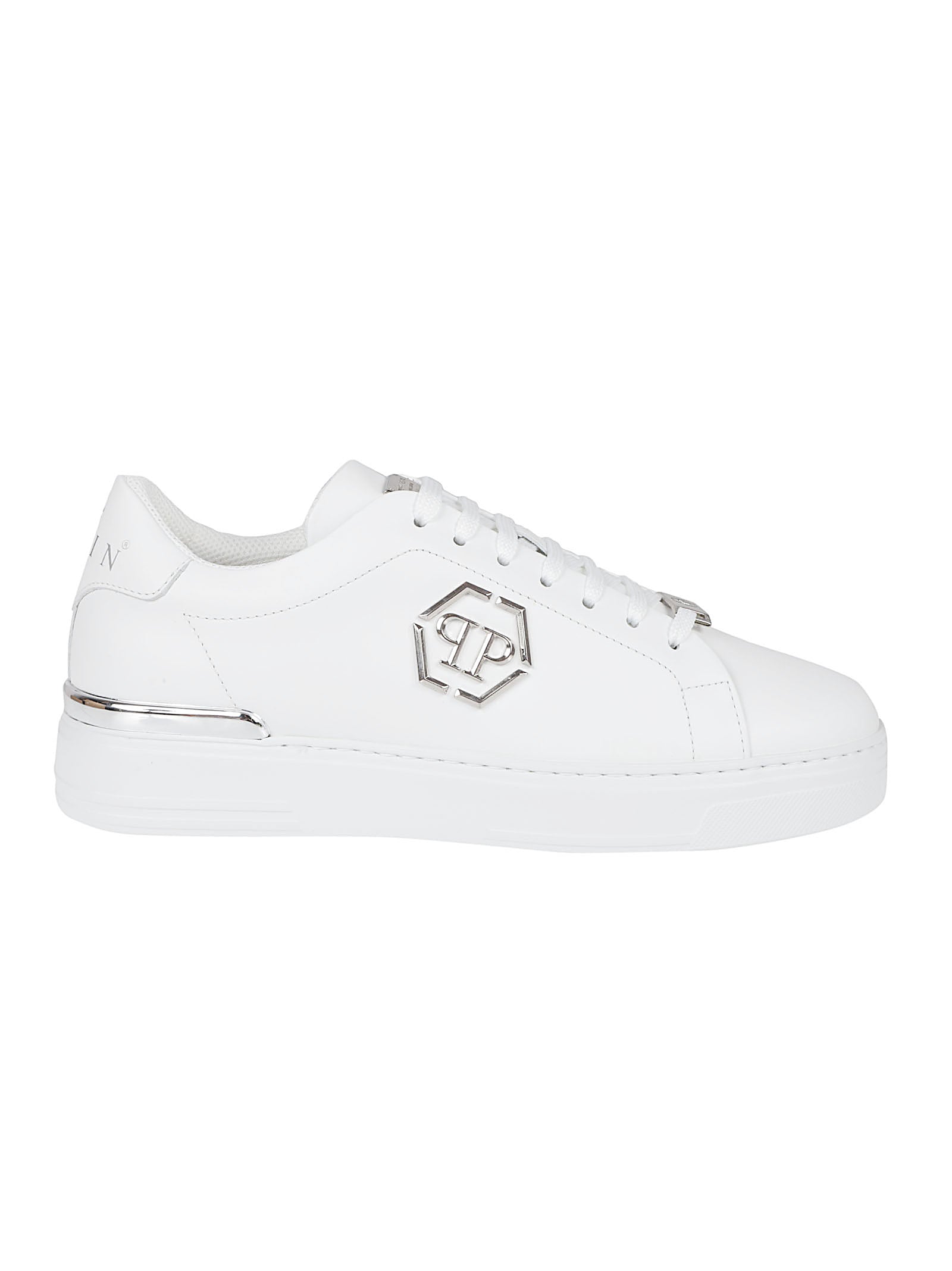 Low-Top Sneakers with Metallic Accents