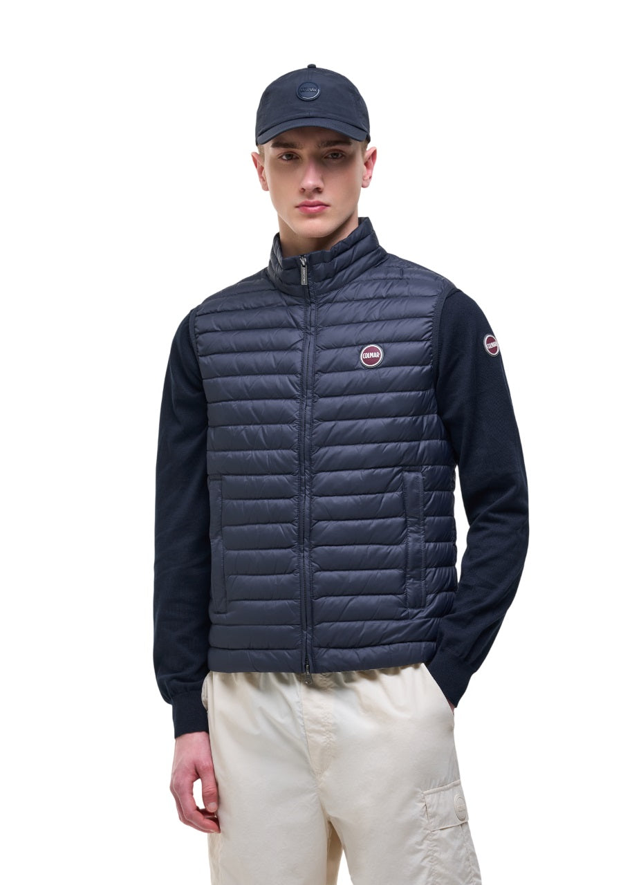 Lightweight Blue Down Jacket