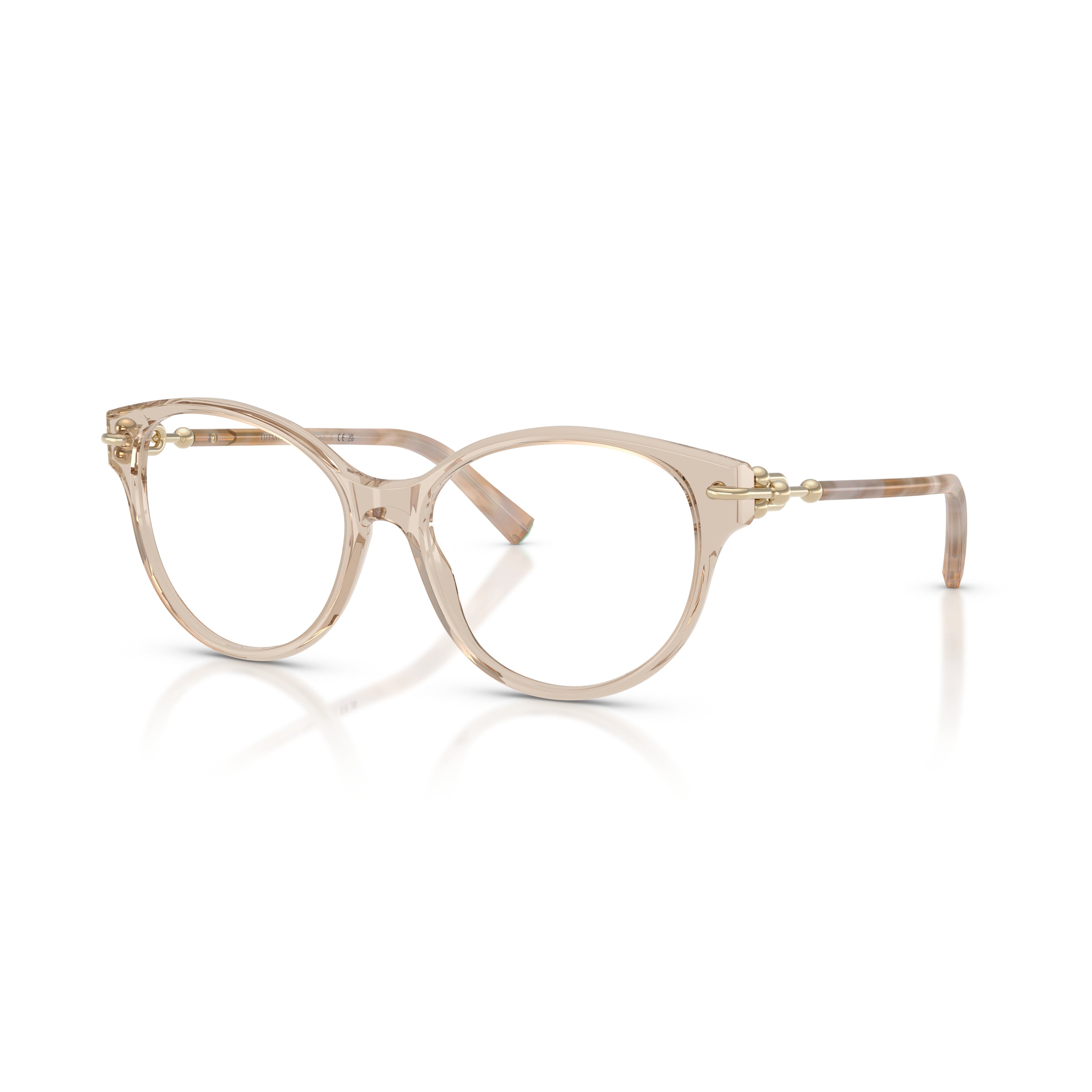 0tf2289 Rounded Translucent Acetate Eyeglasses