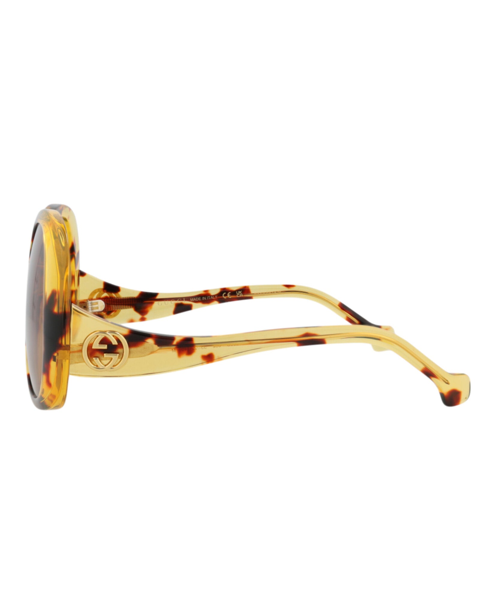 Round-Frame Acetate Sunglasses