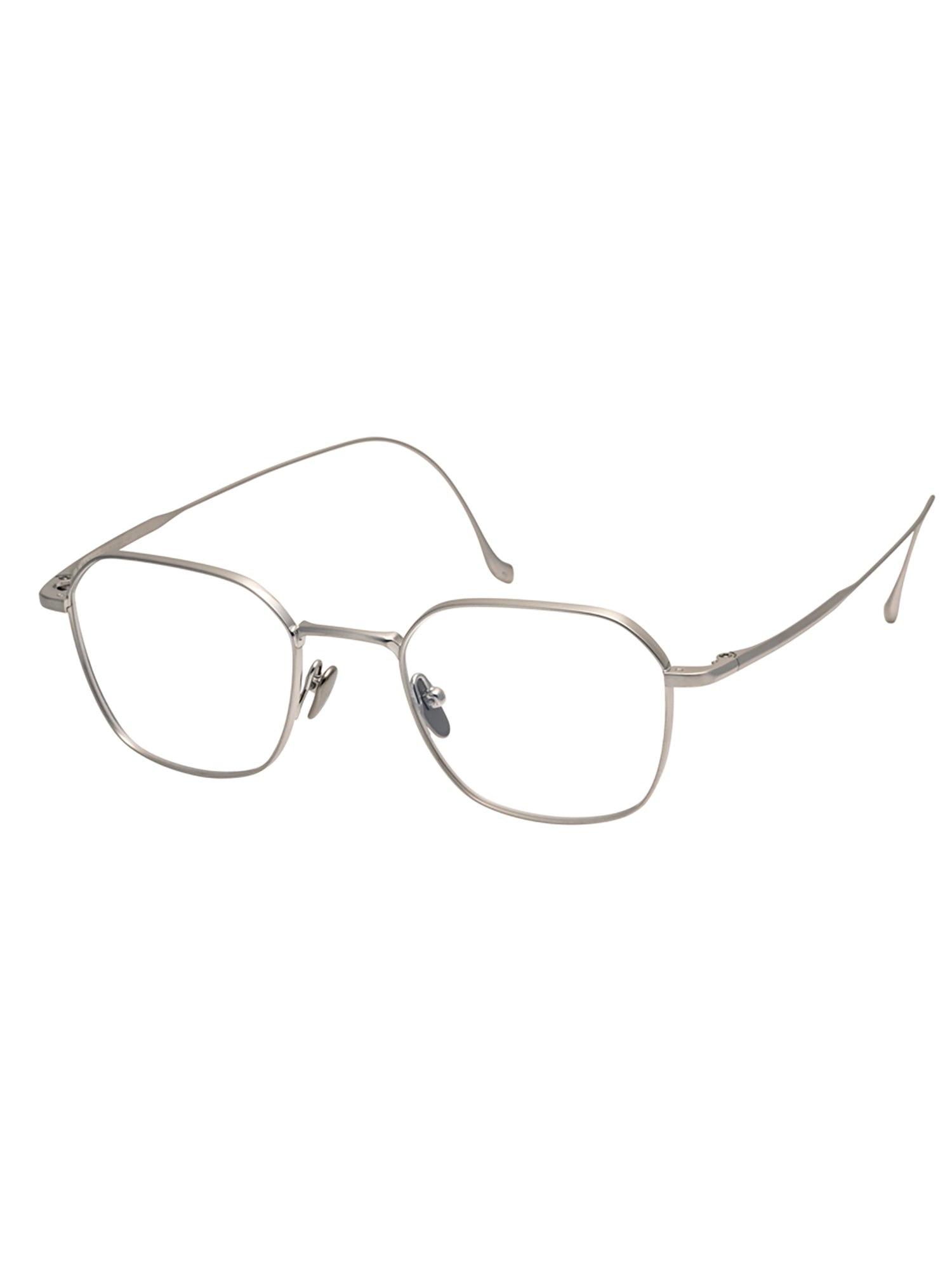 Grey Titanium Optical Frames With Rectangular Shape