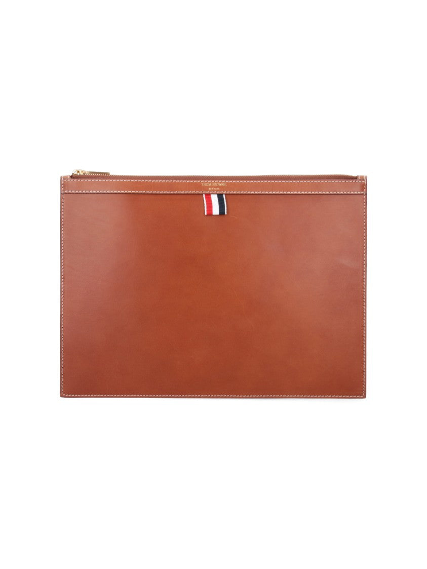 Tricolor Document Holder – Brown