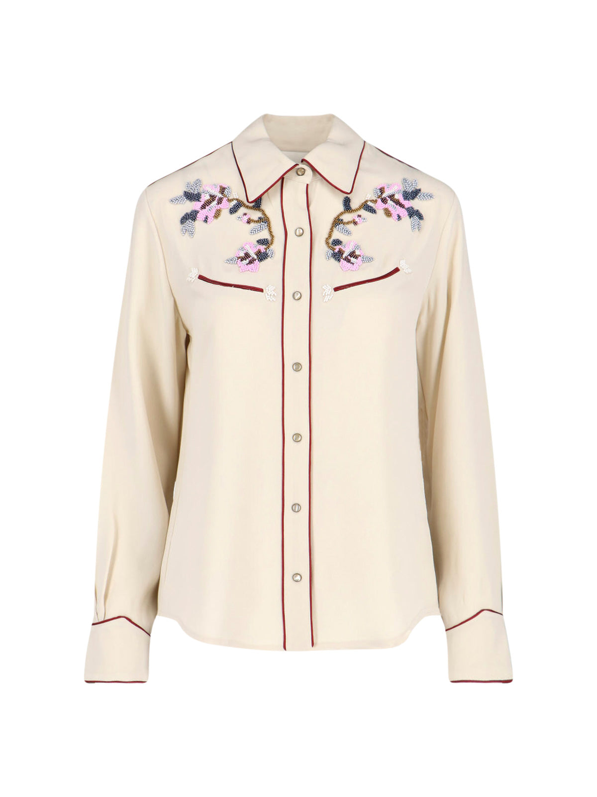 Classic White Shirt with Structured Collar