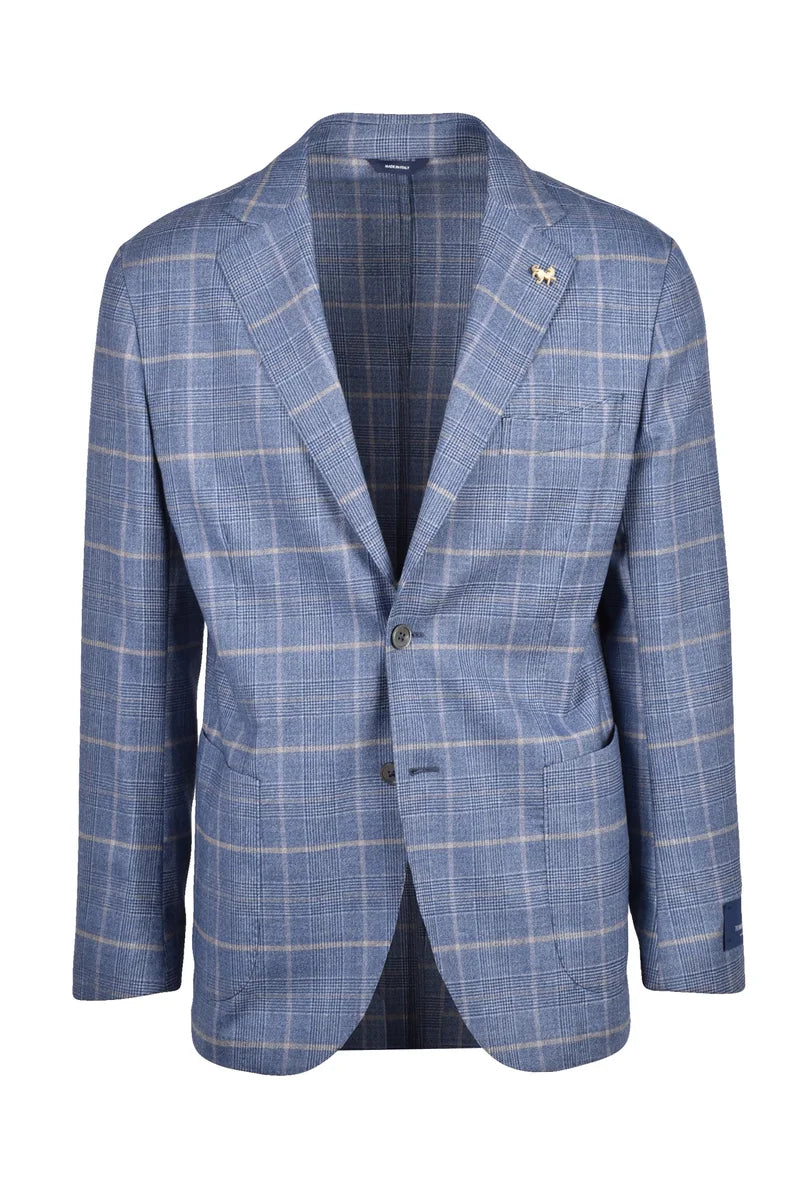Wool Stretch Jacket - Blue