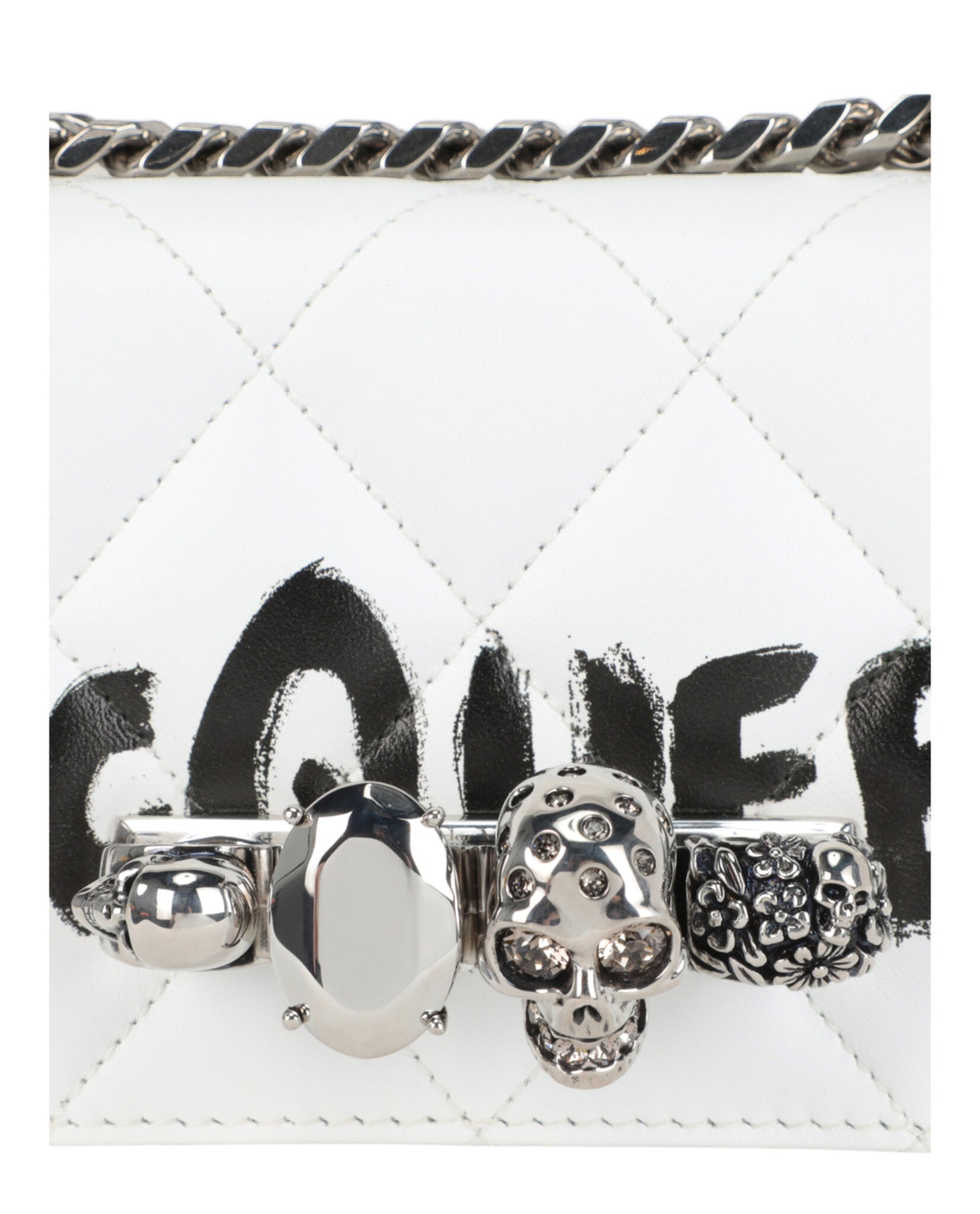 Mini Graffiti Jeweled Shoulder Bag