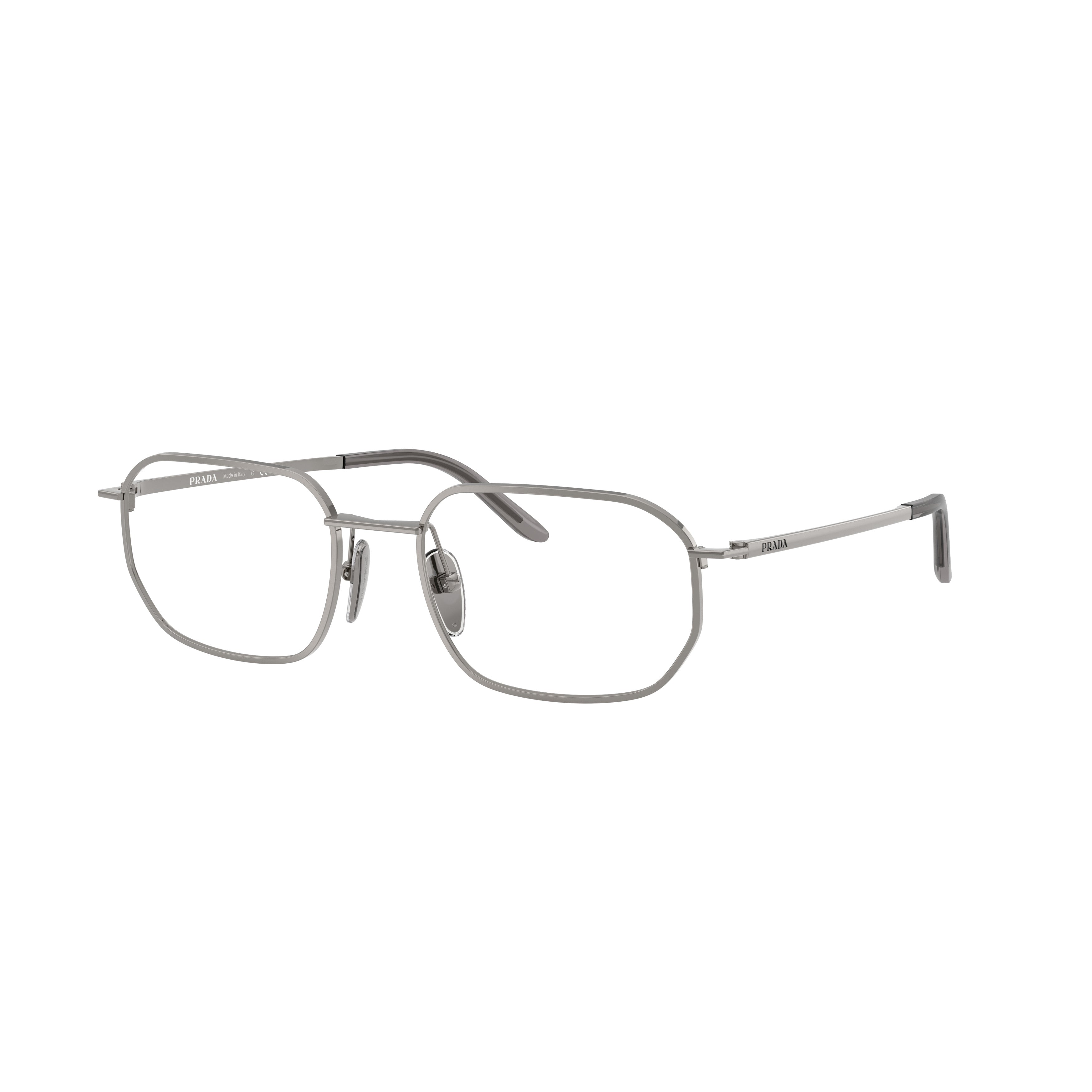 0pr D51v Geometric Rounded Metal Frame Eyeglasses