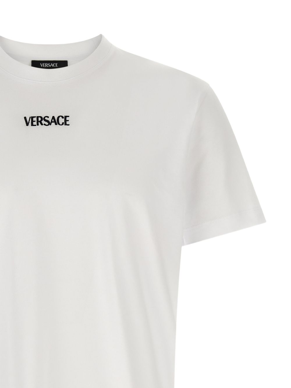 Short-Sleeved Silk And Nylon Blend T-Shirt