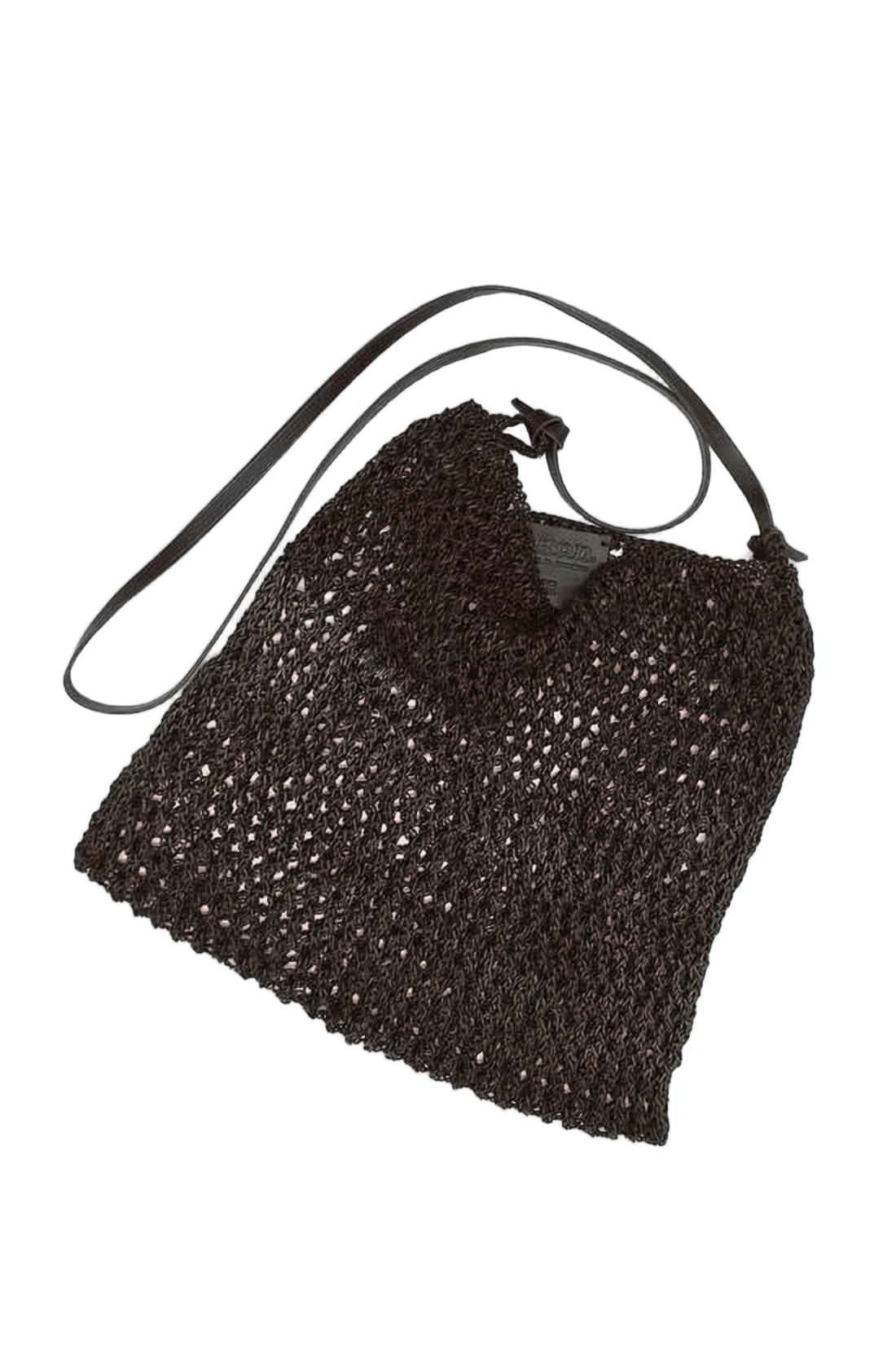 Woven Goat Leather Shoulder Bag