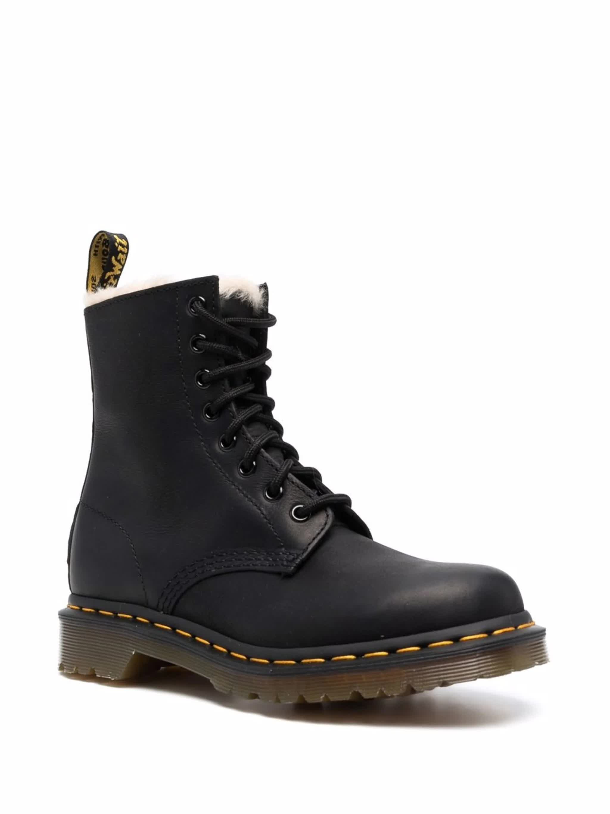 1460 Serena Shearling Lined Leather Boots