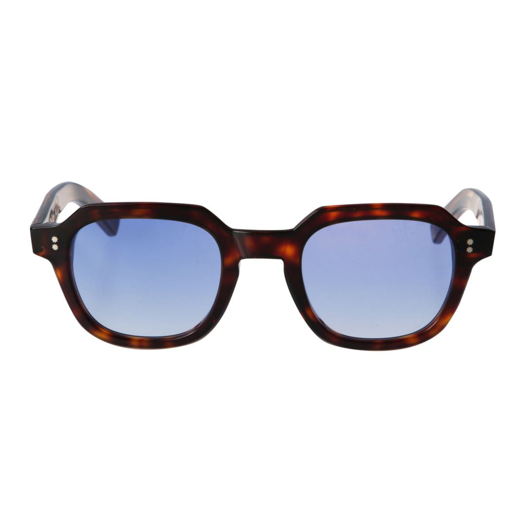 K-Story/N Tortoiseshell Pattern Square Frame Sunglasses with Gradient Lenses