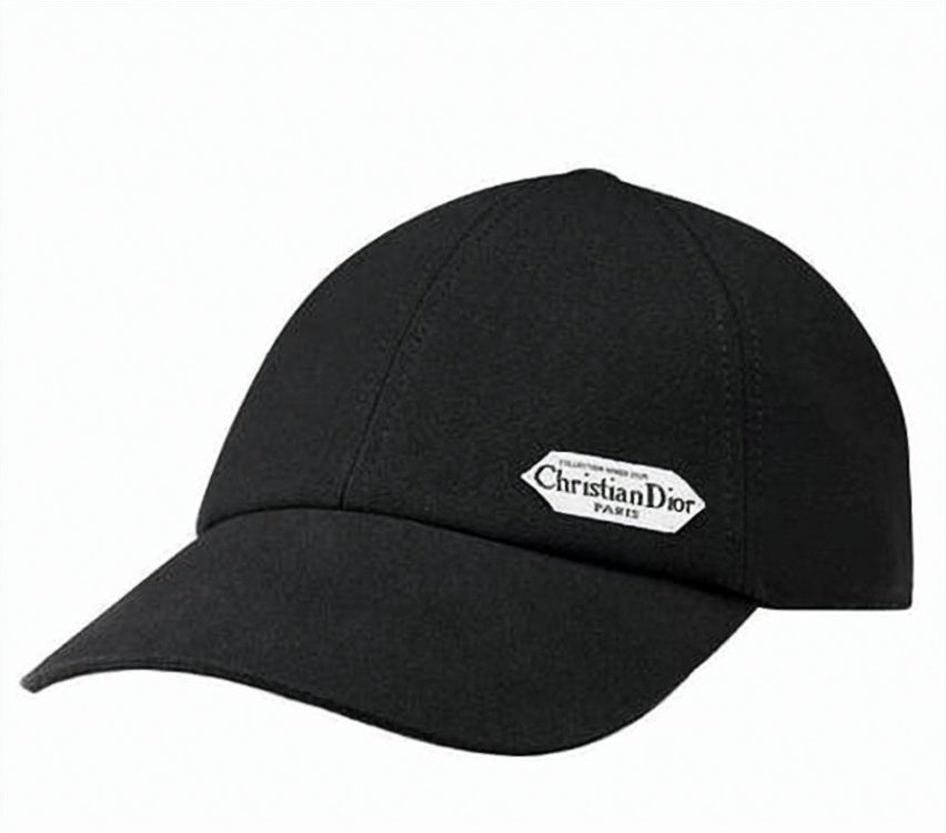 Structured Cotton Baseball Cap with Design